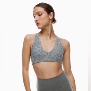 Aritzia TnAction TnaCOZY™ Tread Sports Bra Dover Grey Sz Medium